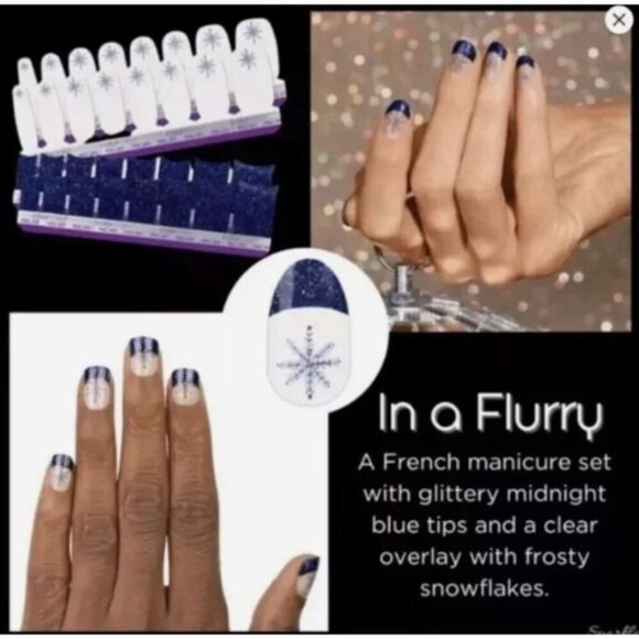 Color Street | In A Flurry | Nail Polish Strips |‎ NWT | SKU67v - Picture 1 of 11